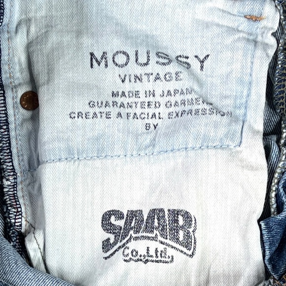 MOUSSY Tyrone Skinny Jeans Blue Size 26 - Picture 10 of 15